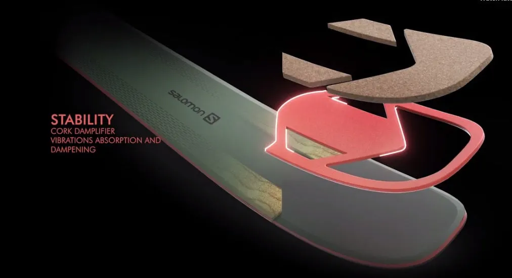 2022 Salomon QST Lumen 99 ladies snow skis