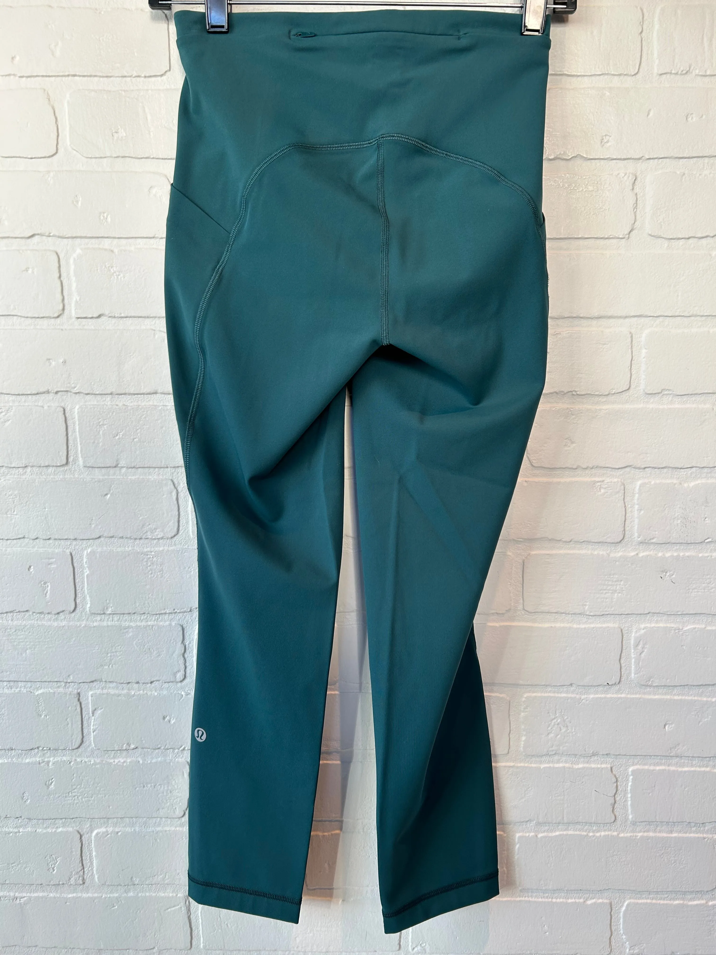 Athletic Leggings By Lululemon In Green, Size: 4