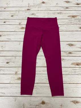 Athletic Leggings By Lululemon In Pink, Size: 10