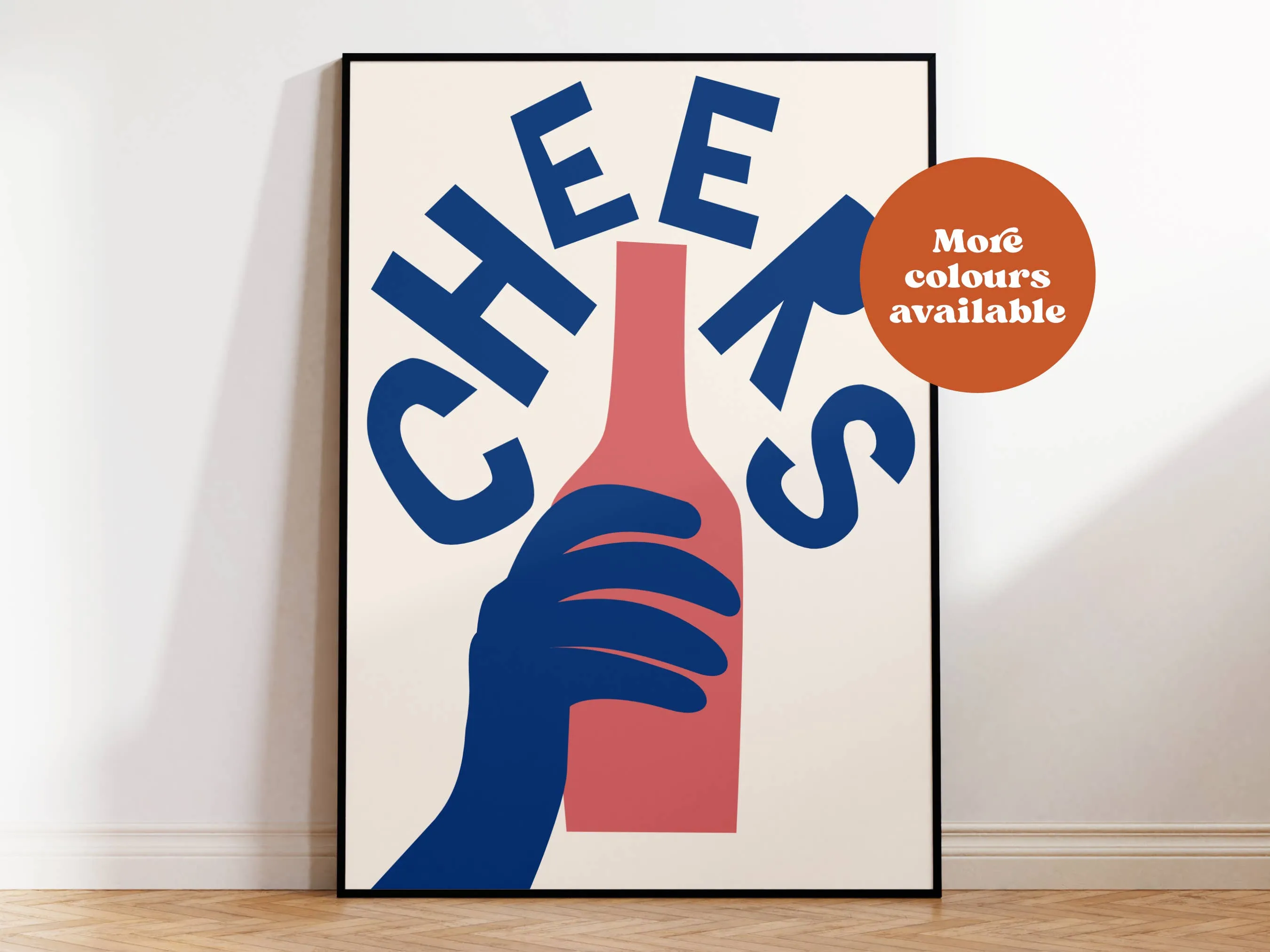 Cheers Mid-Century Italian Print
