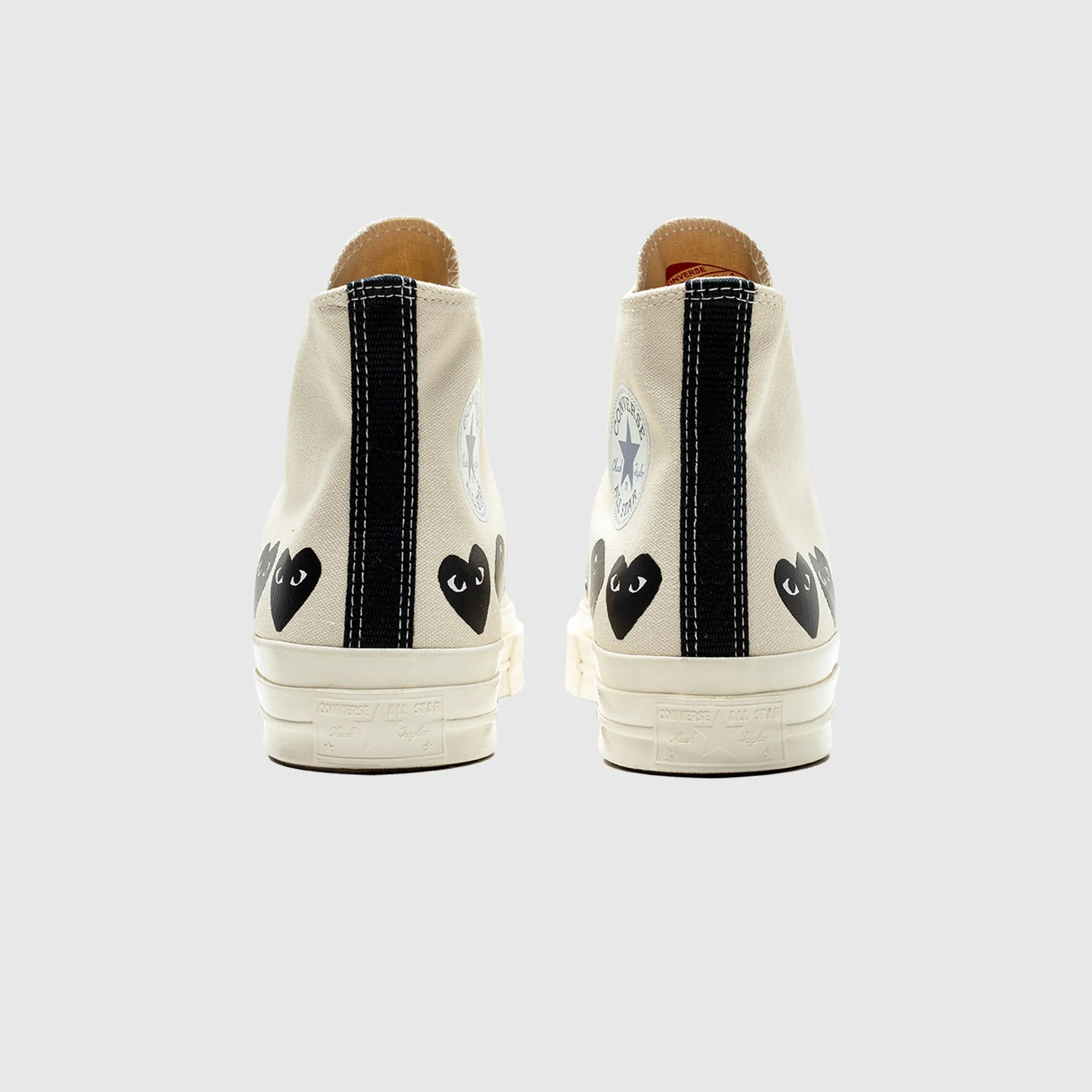 CHUCK TAYLOR ALL-STAR '70 HIGH "MILK/BLACK MULTI HEART"