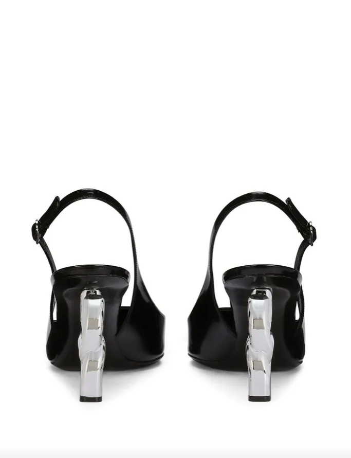 Dolce & Gabbana DG logo slingback pumps