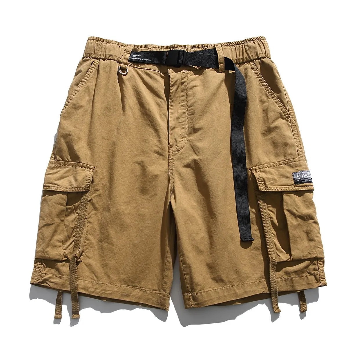 Maturelion Men's Breathable Loose Straight Peplum Summer Shorts (Plus Size Available)