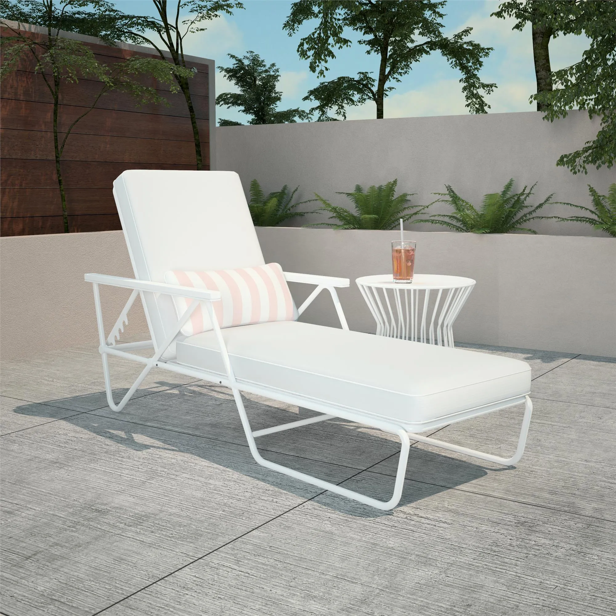 Novogratz Connie Outdoor Chaise Lounge