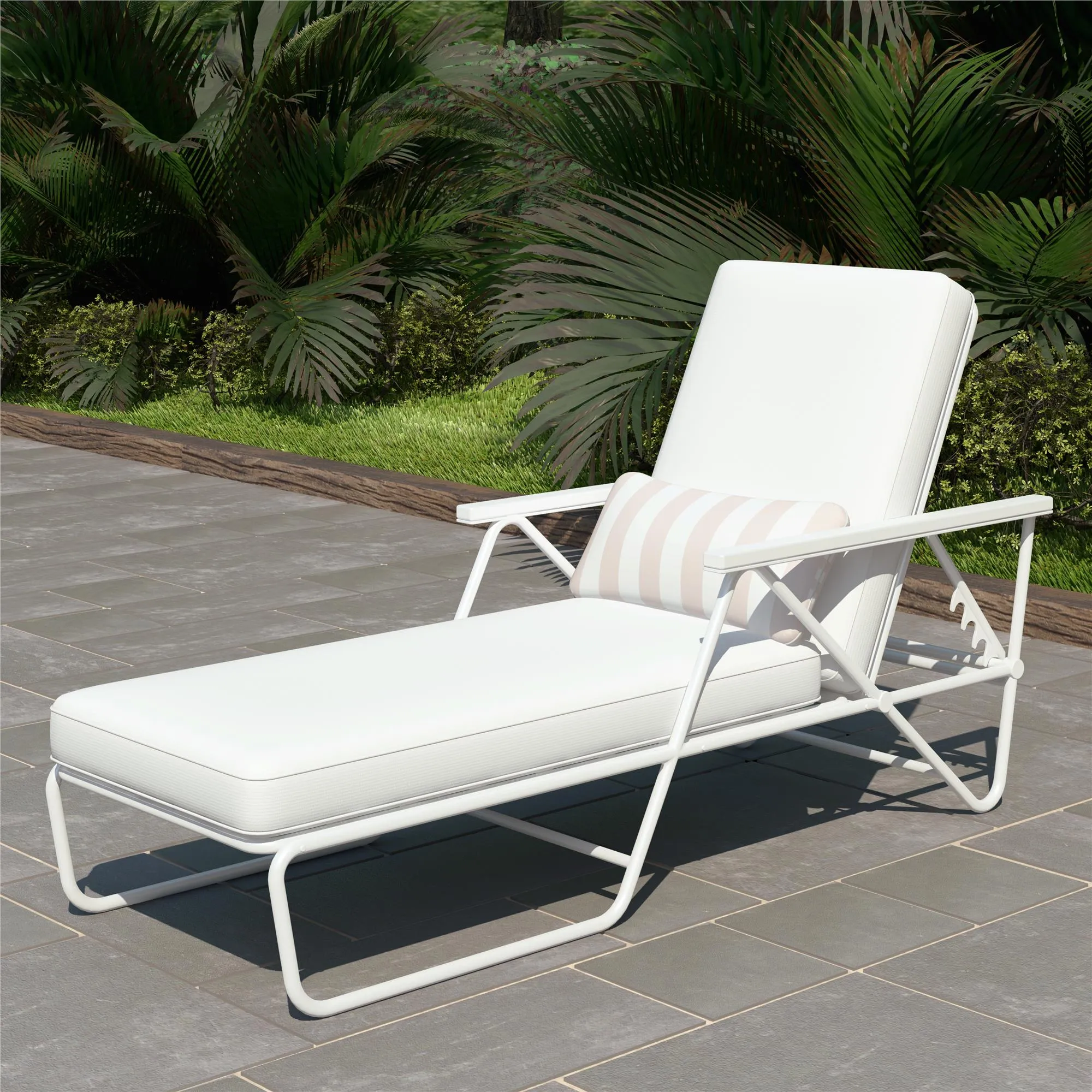 Novogratz Connie Outdoor Chaise Lounge