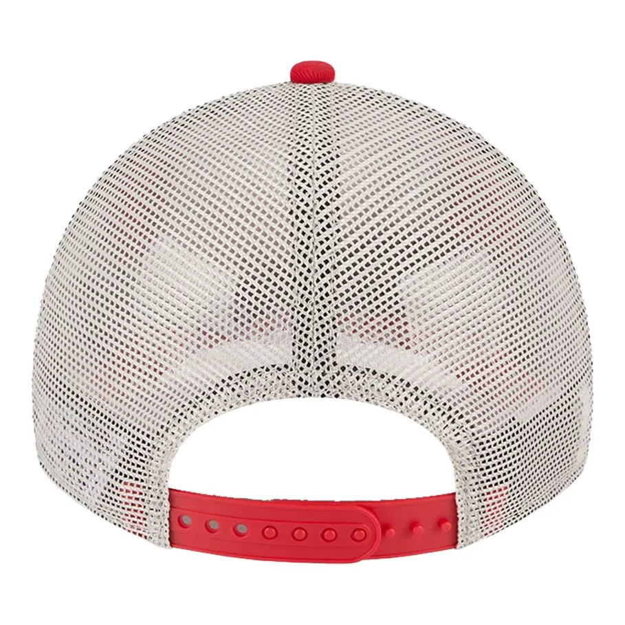 Ohio State Buckeyes Established Mesh Back Scarlet Adjustable Hat