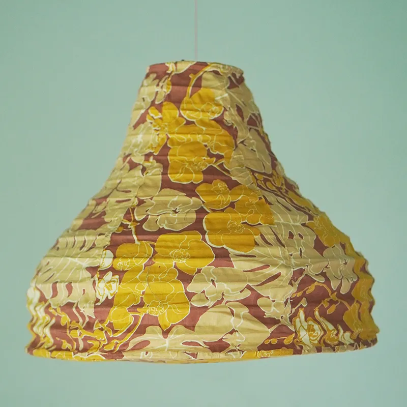 Orchid Chai Latte Bell Pedant Lampshade - SALE HOMEWARES
