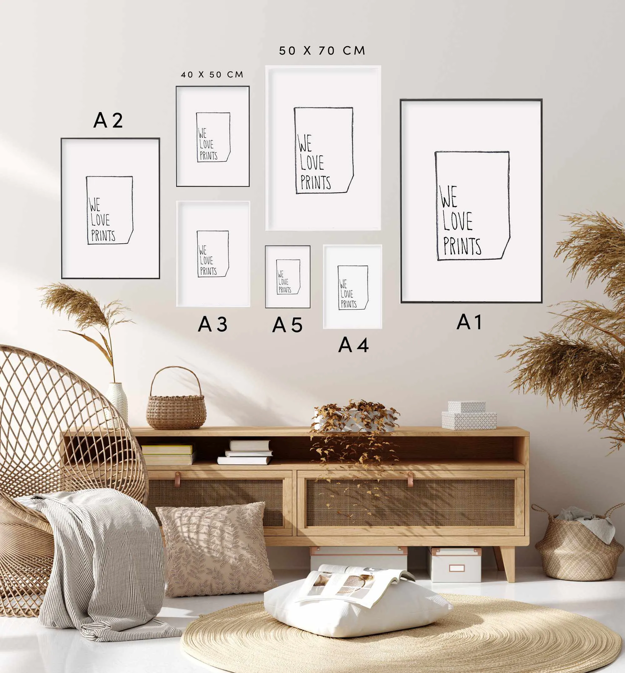 Soda Bottle Wall Art Print 'Tangerine'