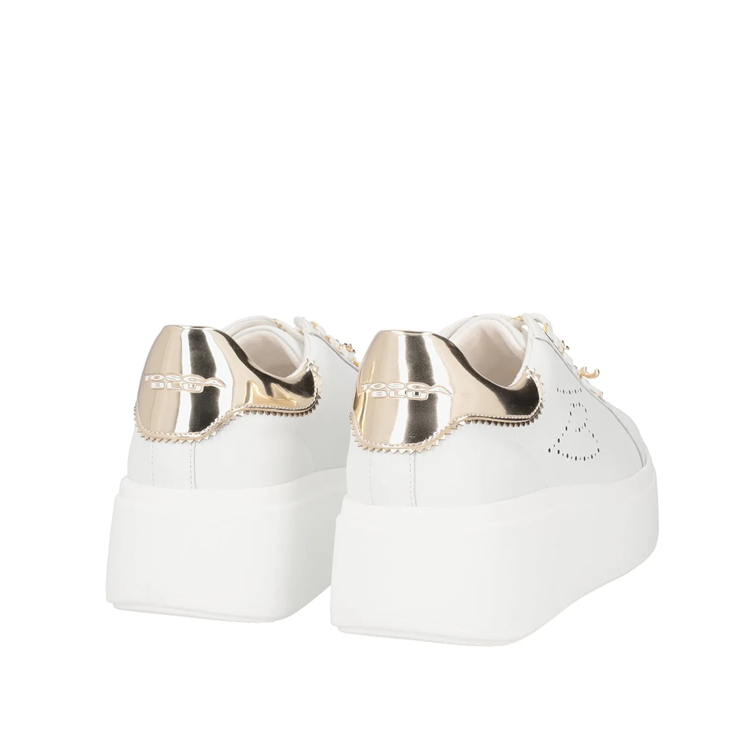 Tosca Blu Sneaker Vanity in Pelle C/Coccine